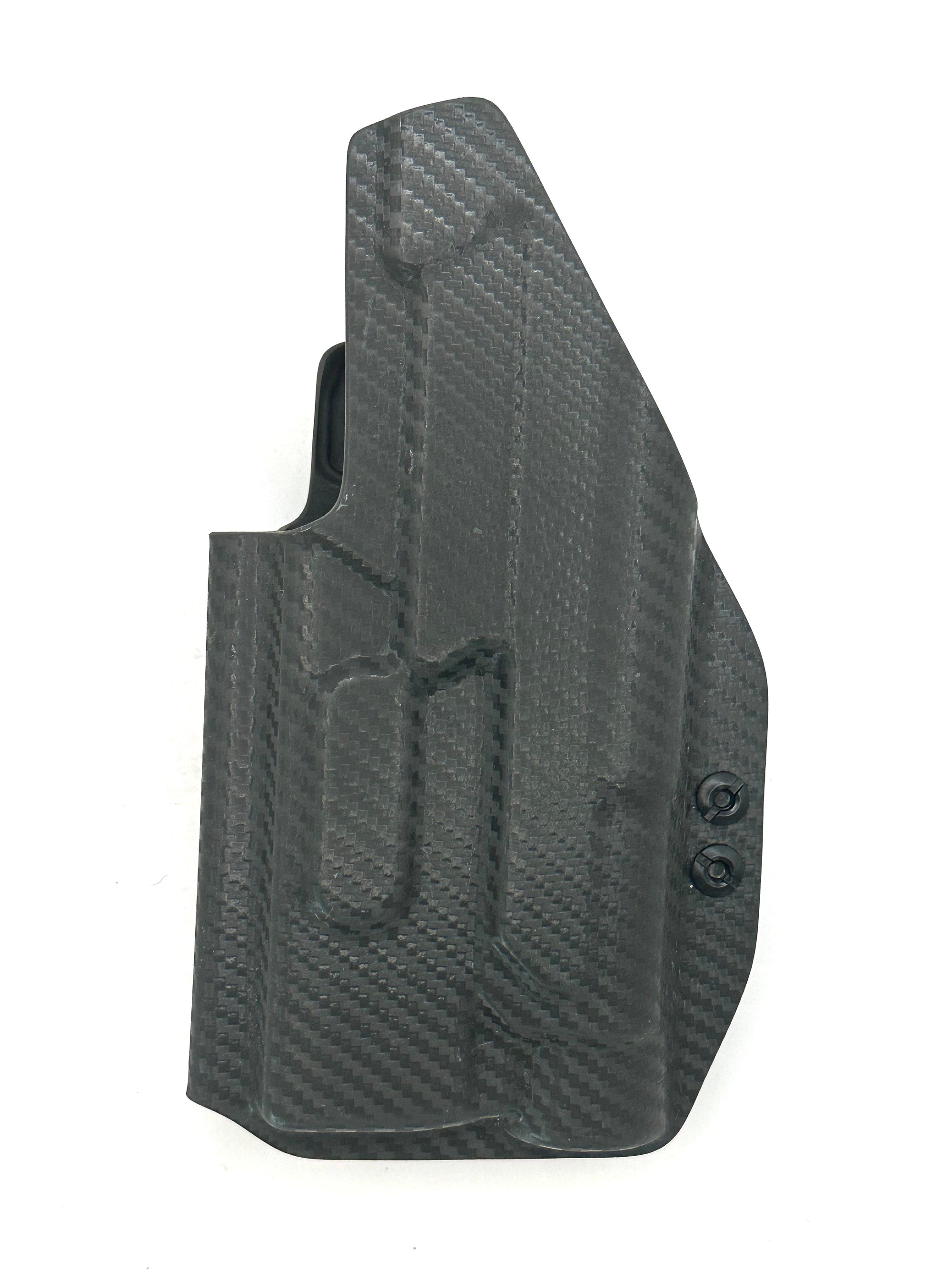 GS-50 Compatible with Glock 19 with TLR1  - IWB Sirius Holster - Black Carbon Fiber