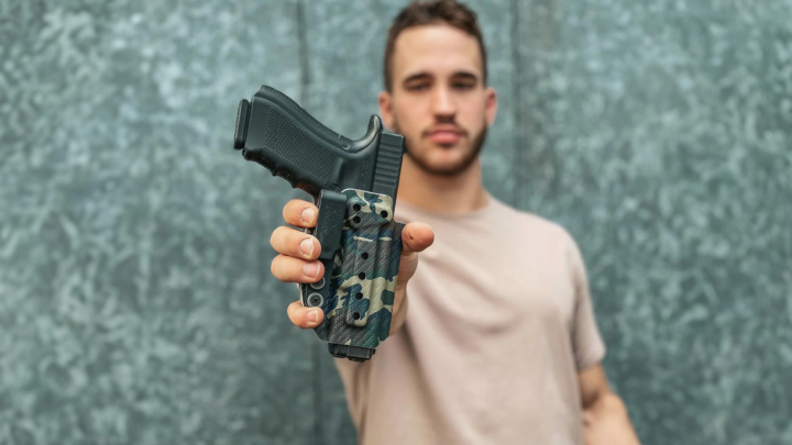 Image showing a Glock gun holster from Eclipse Holsters.