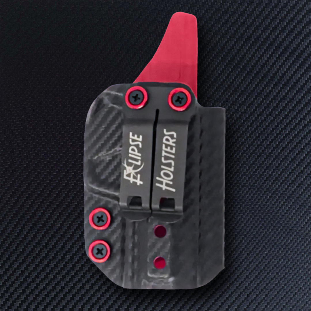 Quick Buy- IWB Carbon Fiber with EMT Red Back