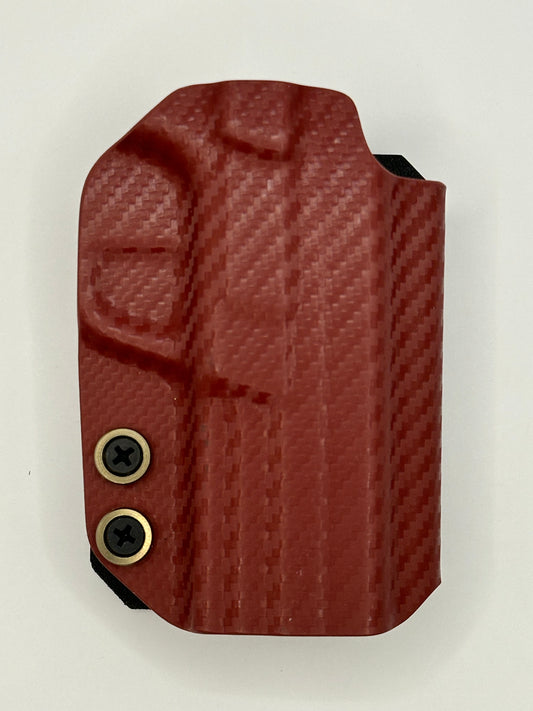 GS-102 M&P Shield EZ 9mm/Equalizer - Molly B. - Blood Red Carbon Fiber