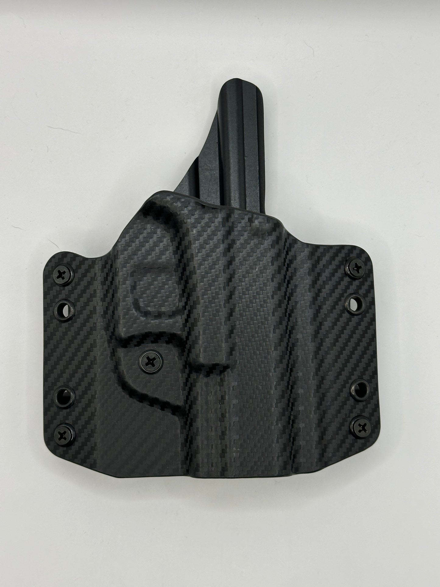 GS-106 Glock 19 - OWB - Black Carbon Fiber / Solid Black