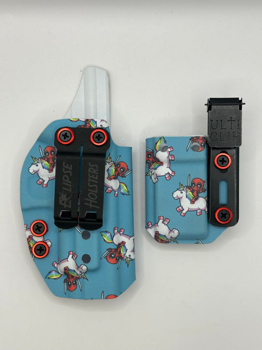 GS-44 Glock 48 SET - IWB - Deadpool on Unicorn