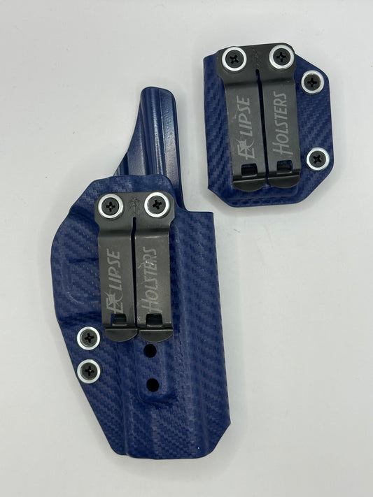 GS-60 Glock 17 - IWB - Carbon Fiber Police Blue SET