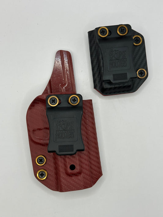 GS-100 Sig P365 - IWB - Carbon Fiber Blood Red SET