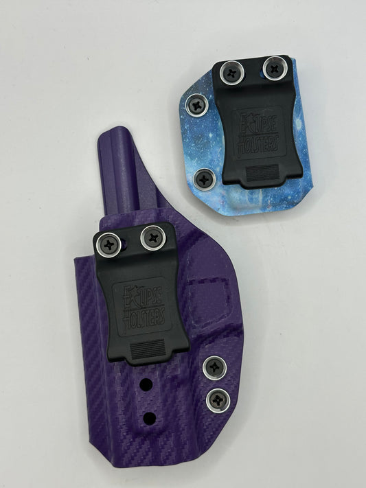 GS-118 PSA Dagger Compact - IWB - Carbon Fiber Purple SET *LEFTY*