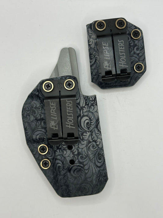 GS-45 Taurus PT111 G3 - IWB - Paisley on Carbon Fiber SET