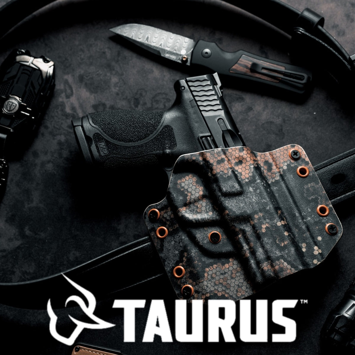 Taurus-OWB Gemini Holster (Closed Belt Loops)