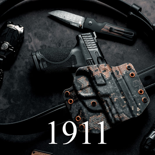1911-OWB Gemini Holster (Closed Belt Loops)