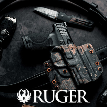 Ruger-OWB Gemini Holster (Closed Belt Loops)