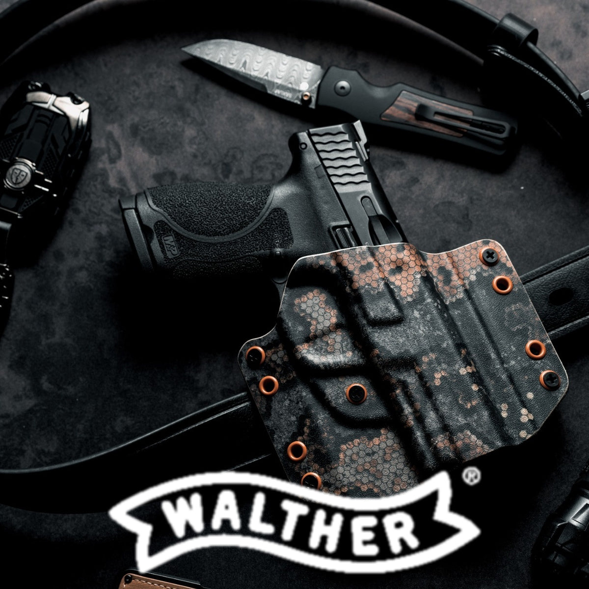 Walther-OWB Gemini Holster (Closed Belt Loops)