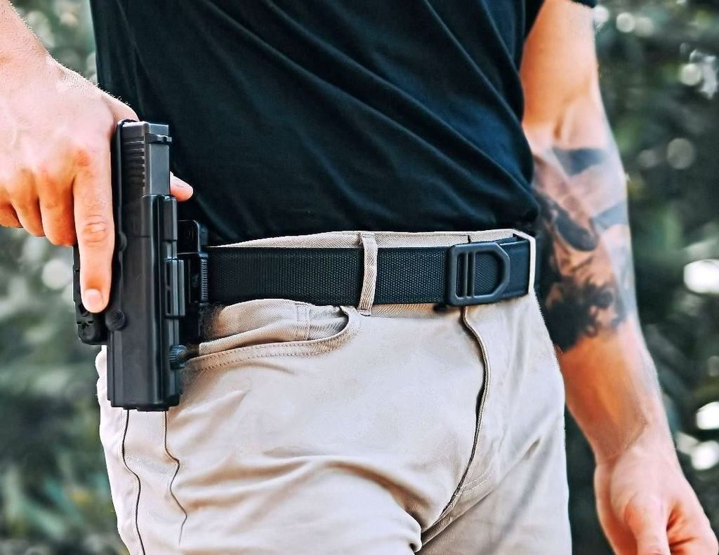 X5 Black | Green Tactical Gun Belt