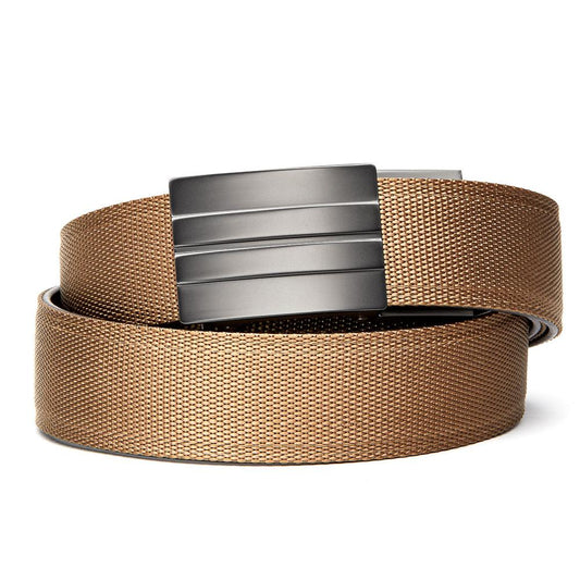 X2 Gunmetal | Tan Tactical Gun Belt