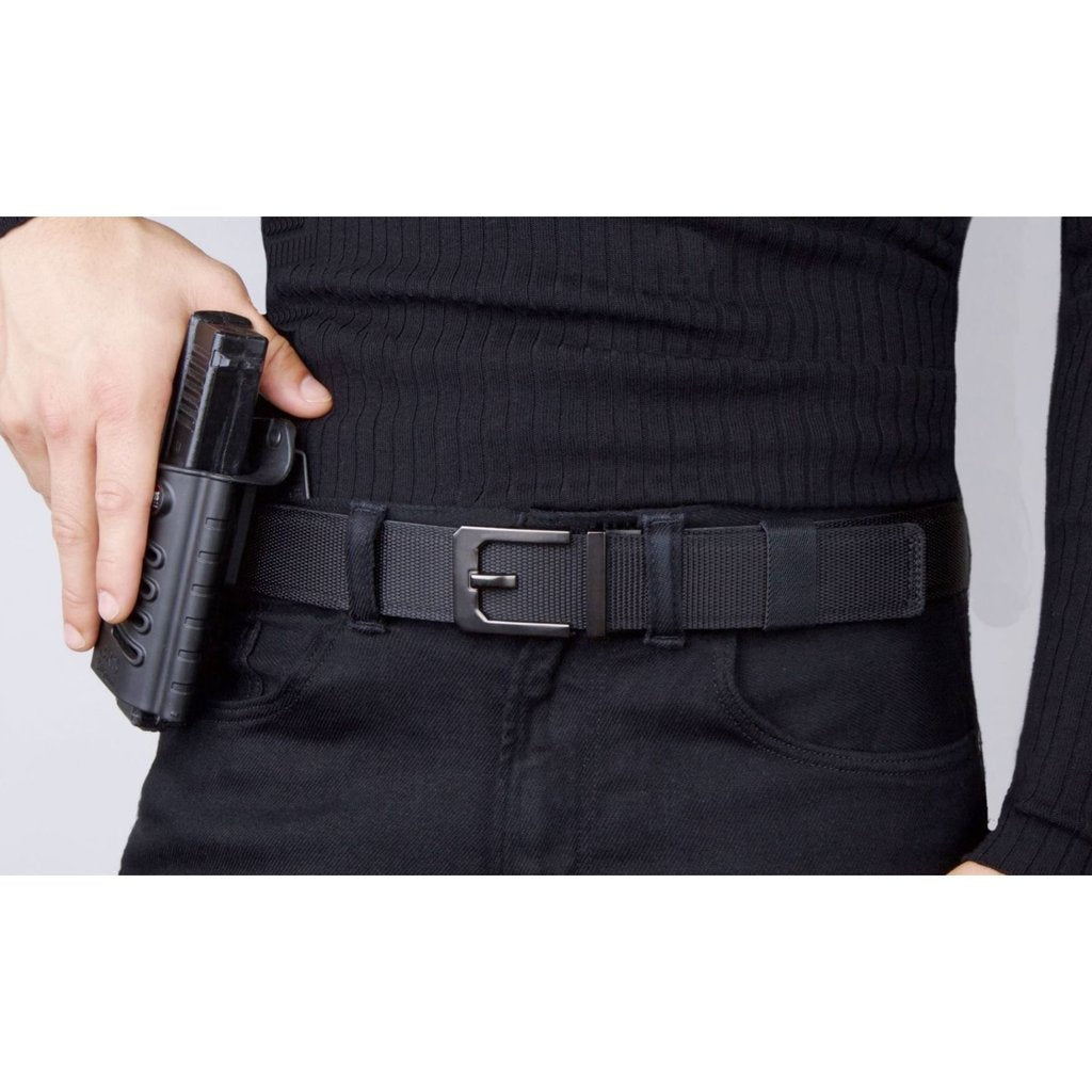 X3 Gunmetal | Green Tactical Gun Belt