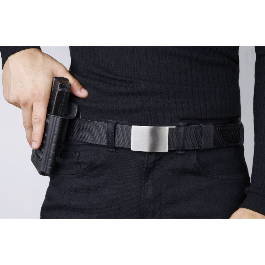 Kore Essentials | #1 Rated Gun Belt X5 Buckle Black Tactical Gun Belt 24 - 54