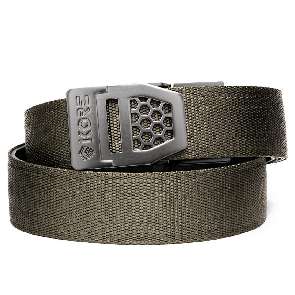 X6 Gunmetal | Green Tactical Gun Belt